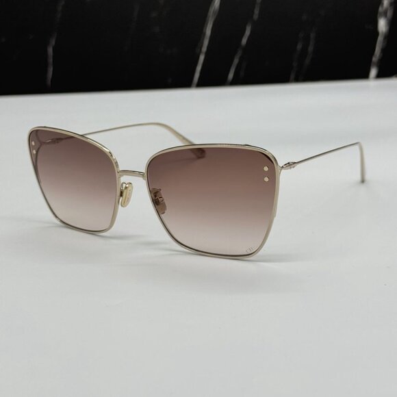 NEW DIOR MISSDIOR B2U C0F2 WOMEN BUTTERFLY BROWN DIOR SUNGLASSES DIOR MISS DIOR - Picture 4 of 9